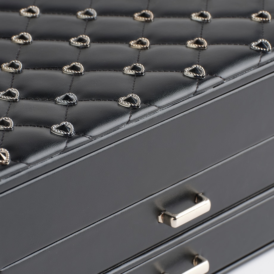 Szkatułka Na Biżuterię Dourado 16x26 cm z motywem serca