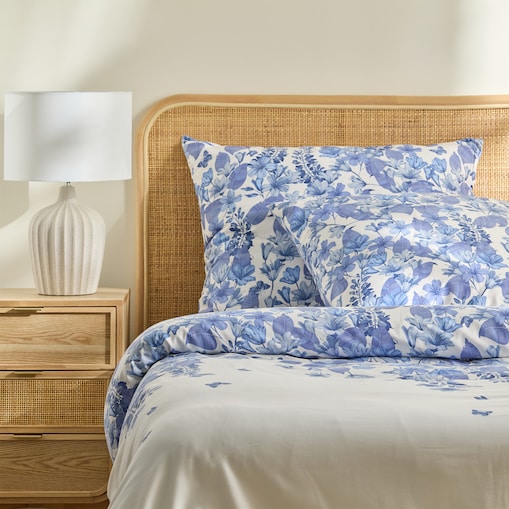 Pościel z bawełny satynowej Delioso 140x200 cm z motywem kwiatowym