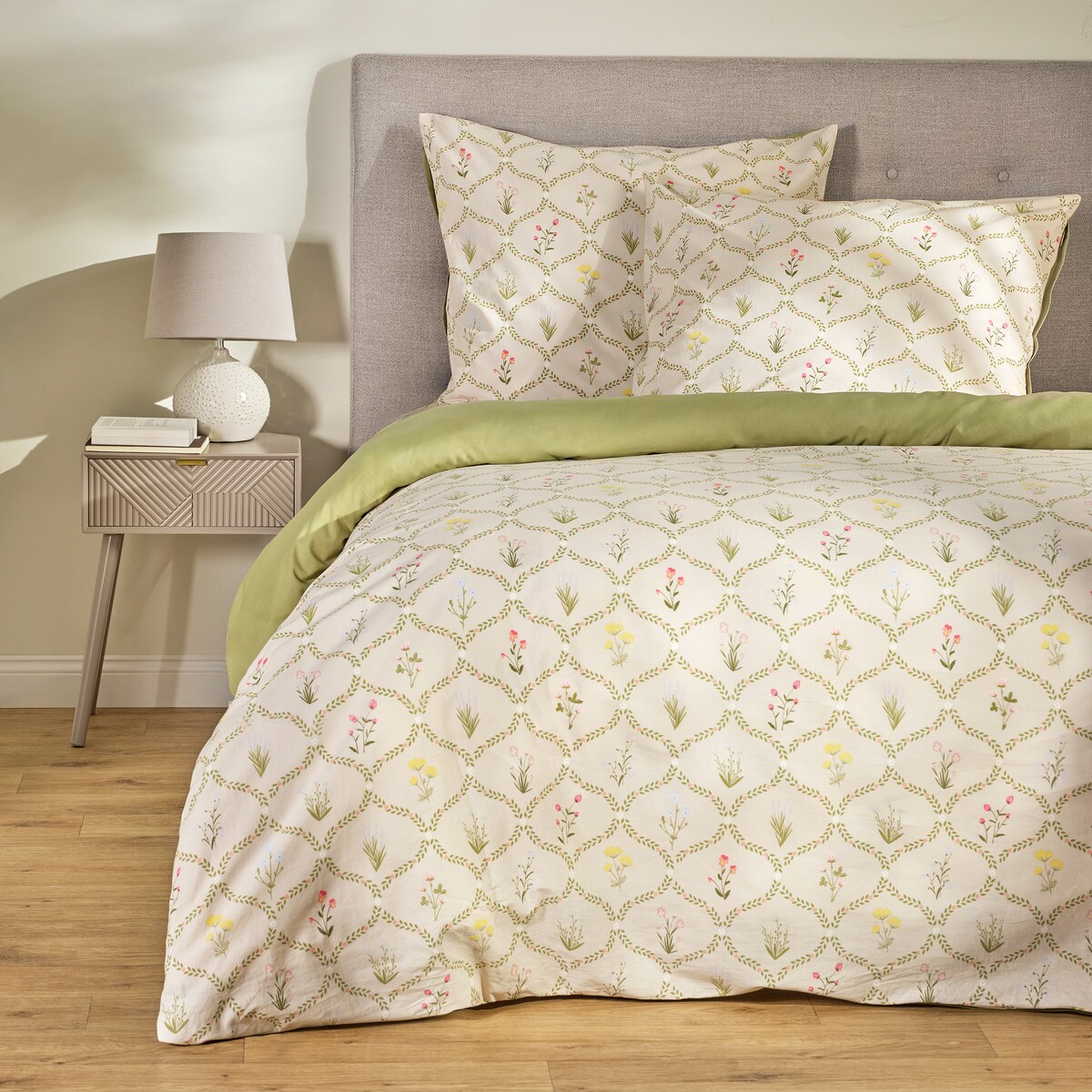 Pościel Bawełniana Vintagio 200x220 cm z motywem kwiatowym