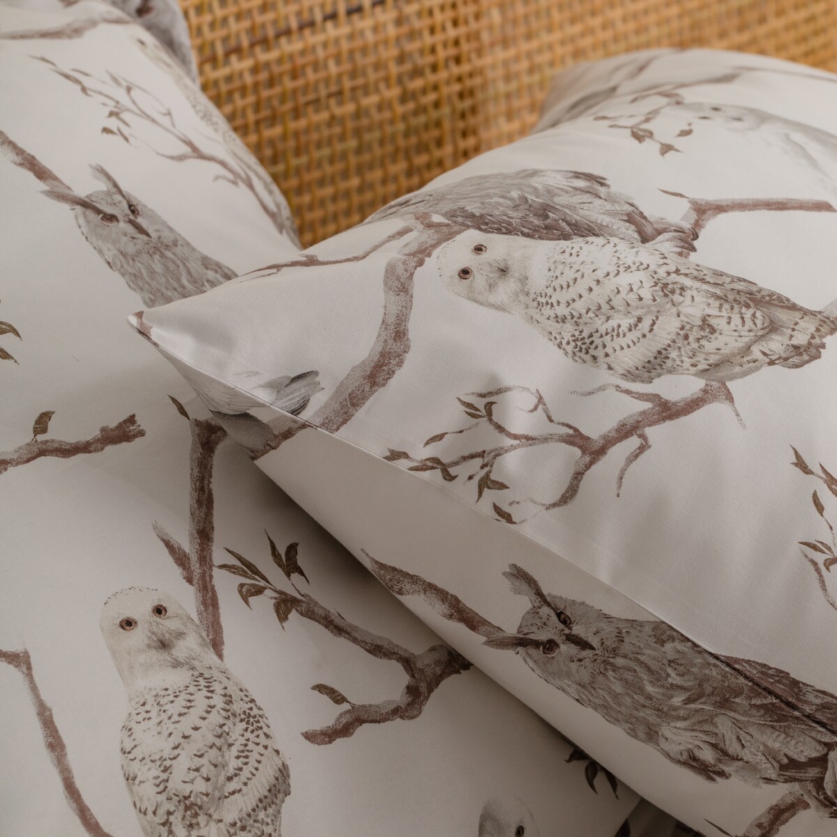 Pościel Bawełniana Owls 160x200 cm
