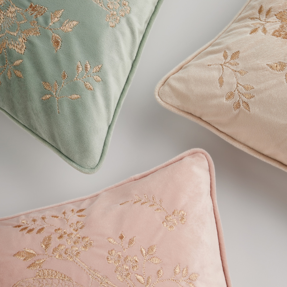 Poszewka Haftowana Ptako 45x45 cm z motywem zwierzęcym