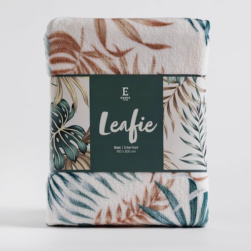 Drukowany koc Leafline 150x200 cm