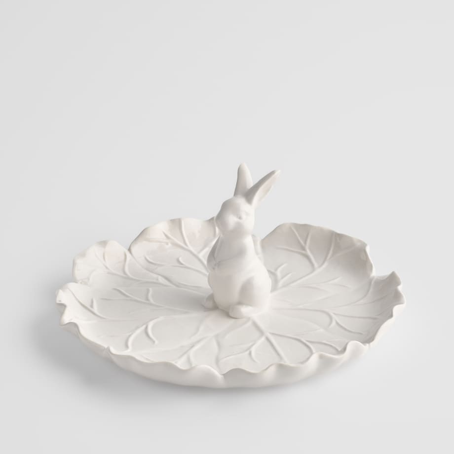 Patera Whitebunno z motywem warzyw i królika