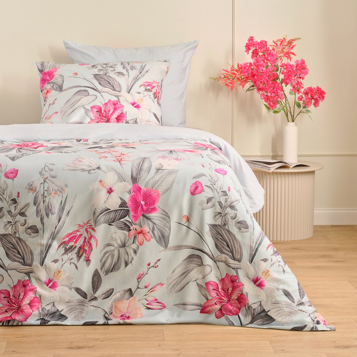 Pościel z bawełny satynowej Aloho 160x200 cm