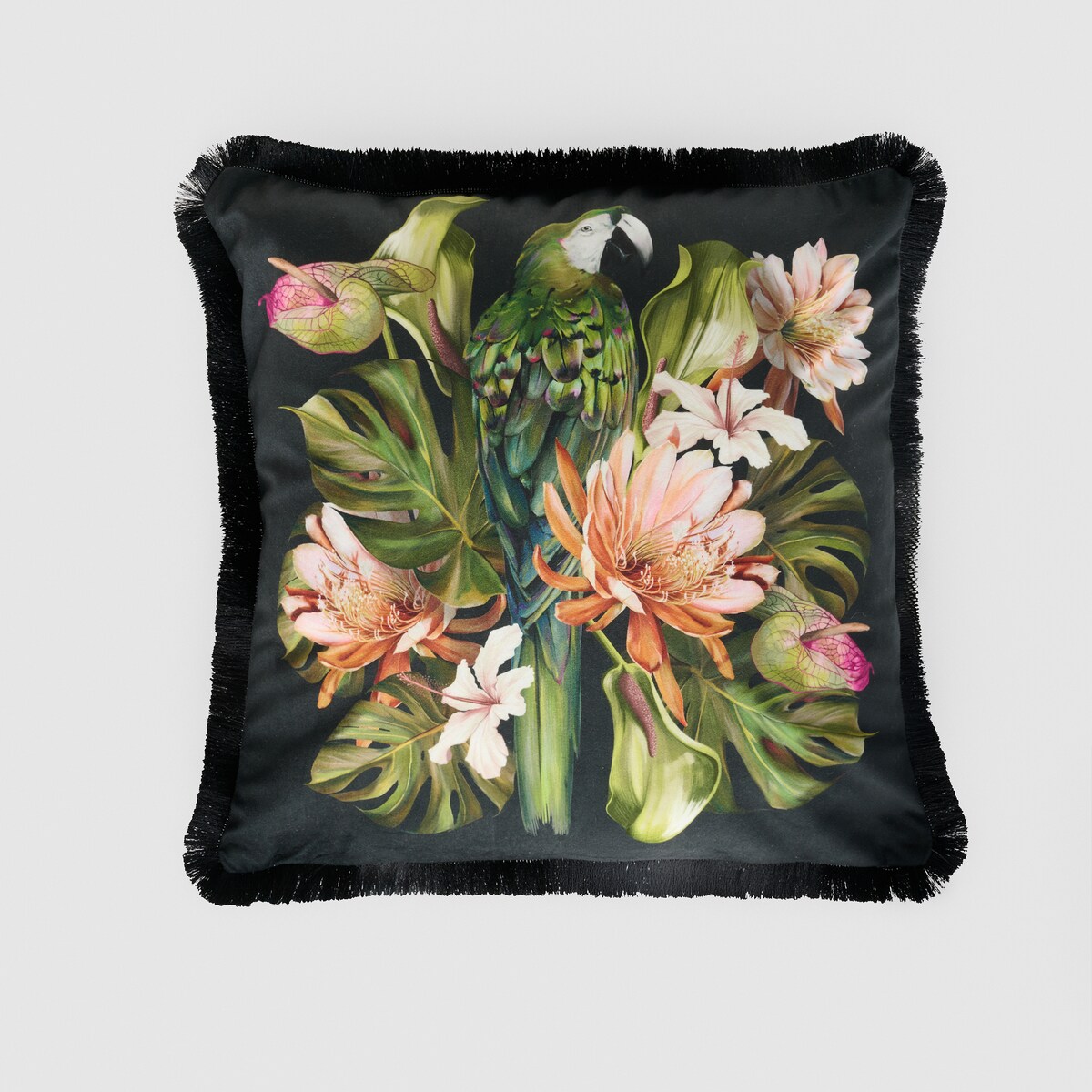 Poszewka z nadrukiem Piroso 45x45 cm z motywem kwiatowym