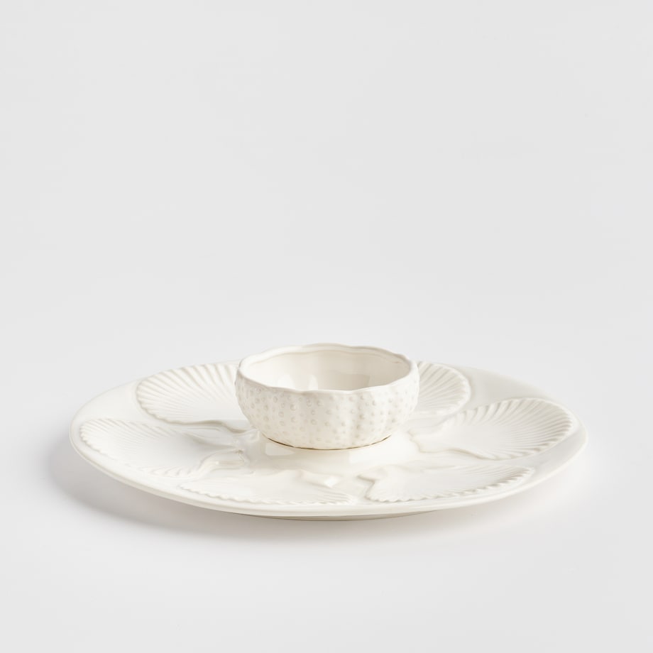 Patera Stellamarina z motywem morskim