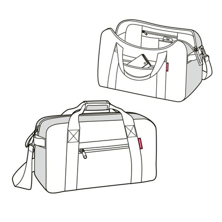 Torba traveller canvas black - bawełna, 55 l