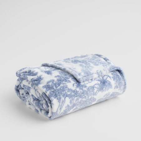 Drukowany koc Evite 150x200 cm z motywem kwiatowym