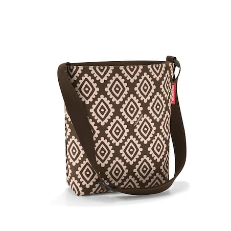 Torba shoulderbag S diamonds mocha - poliester, 4,7 l