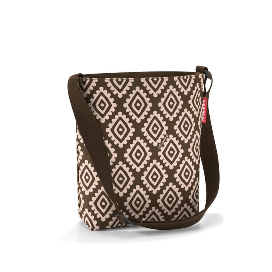 Torba shoulderbag S diamonds mocha - poliester, 4,7 l