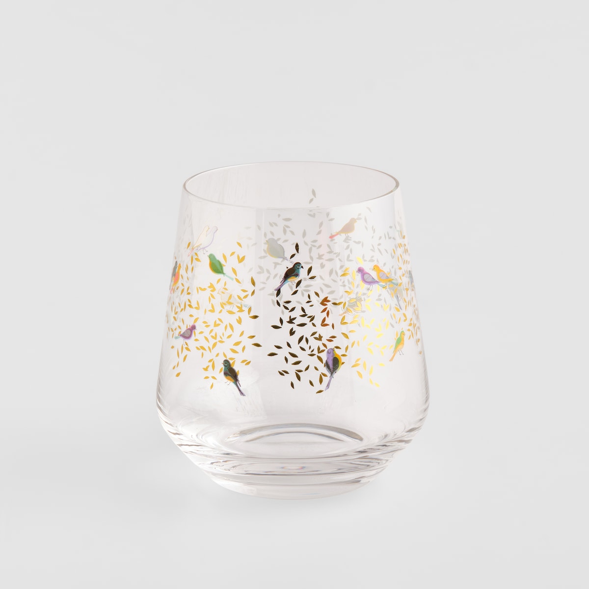 Szklanka Kolibri z motywem tropikalnym