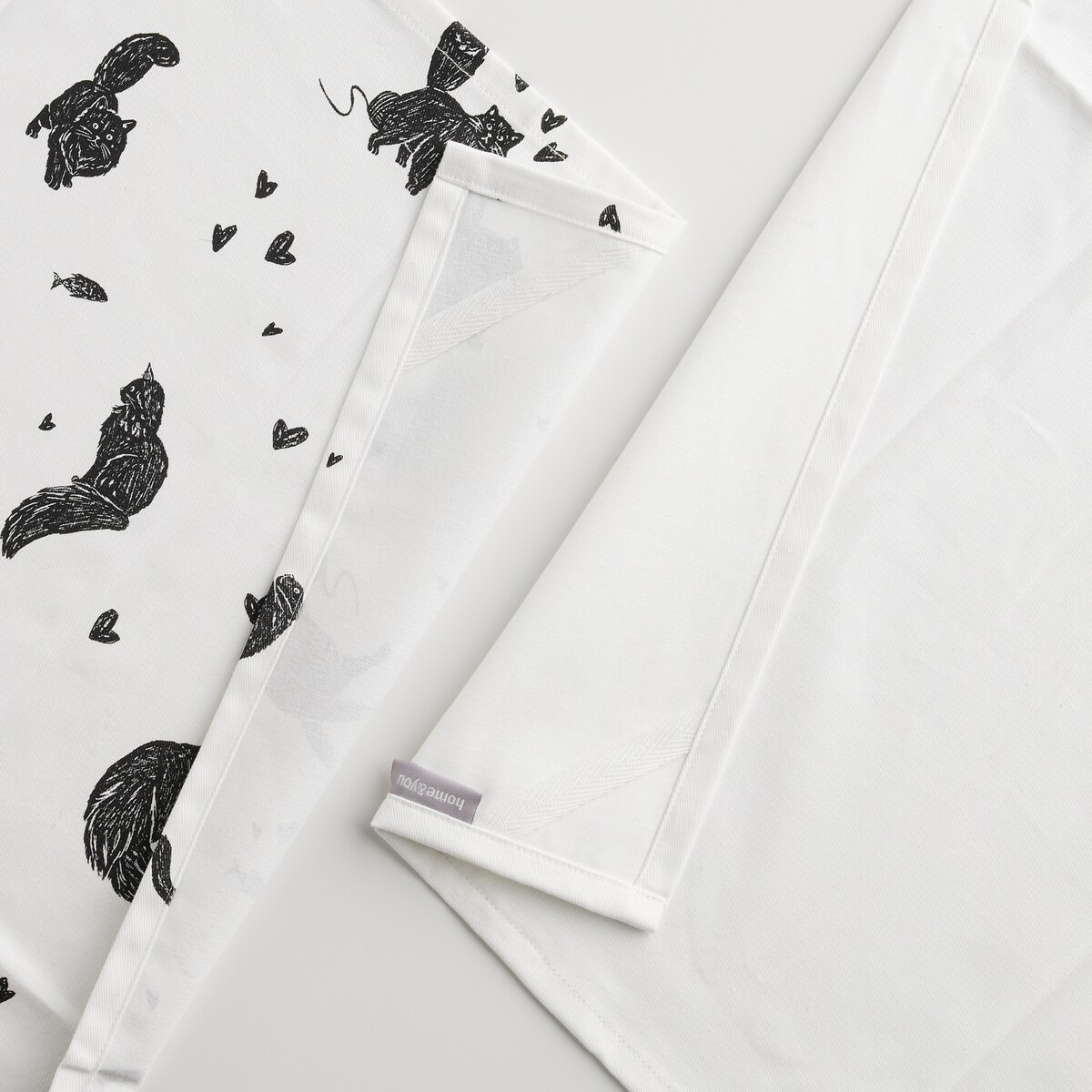 Komplet Ścierek Kitki 45x65 cm z motywem zwierzęcym