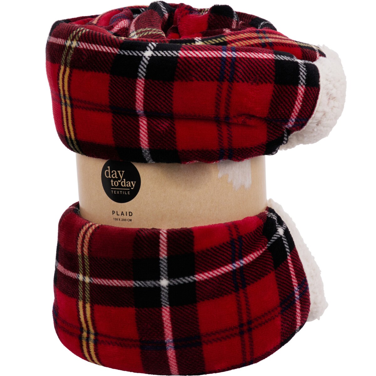 Koc w kratę, 200 x 150 cm
