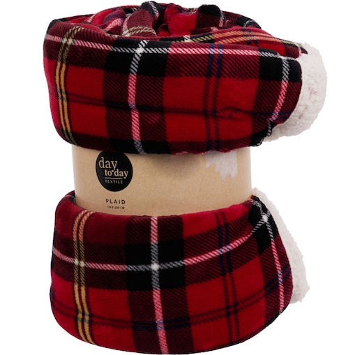 Koc w kratę, 200 x 150 cm