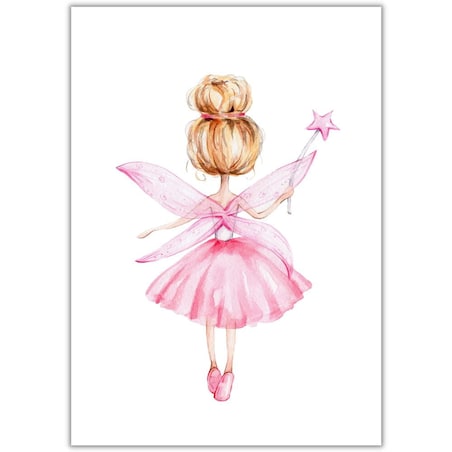 plakat fairy 21x30 cm