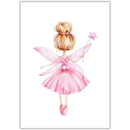 plakat fairy 21x30 cm