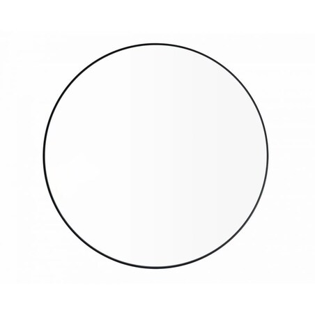Lustro ścienne RIM, black, 80 cm