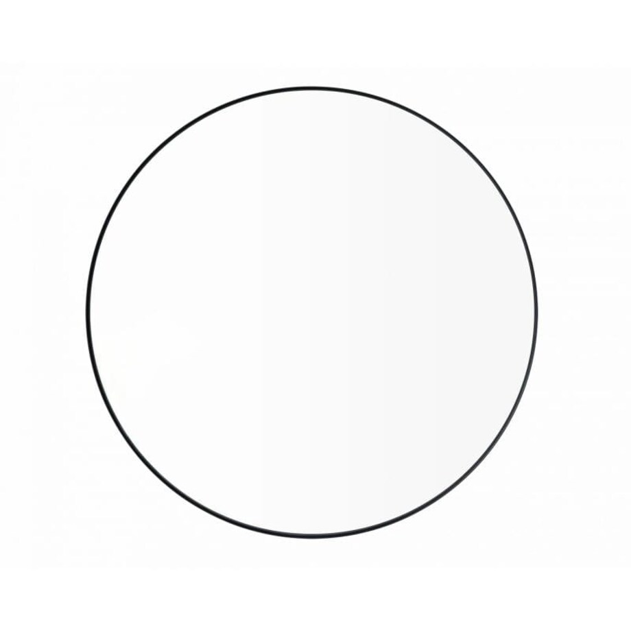 Lustro ścienne RIM, black, 80 cm