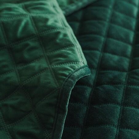 Narzuta Welwetowa w Wytłaczany Geometryczny Wzór Mismi 200x220 cm