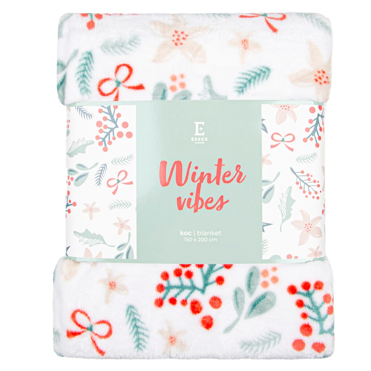 Drukowany koc Winter Vibes 150x200 cm