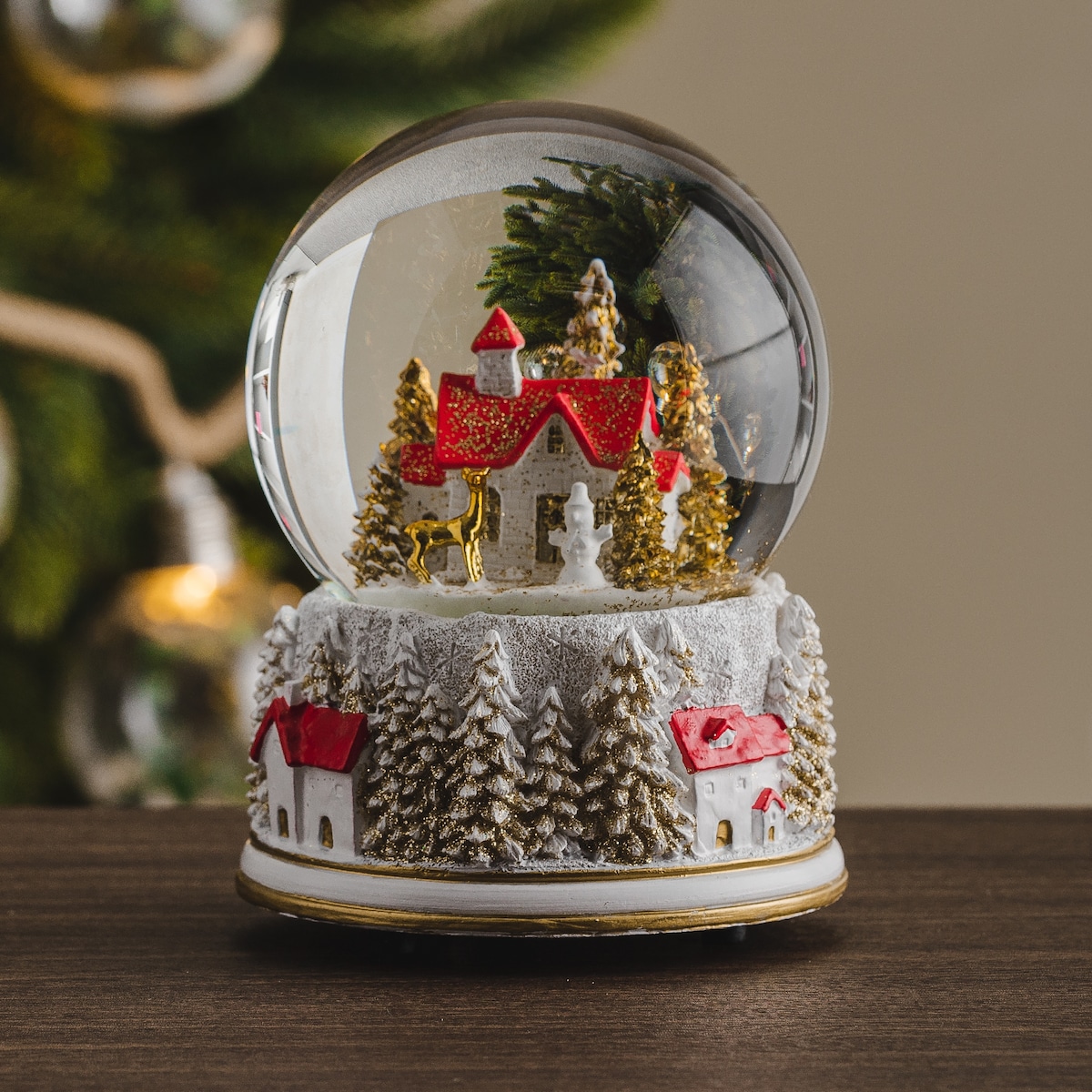 Kula Śnieżna Z Pozytywką Snowmantown