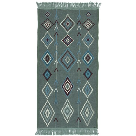 Dywan Kilim Nord 60x120 cm e-floor Aztecki miętowy