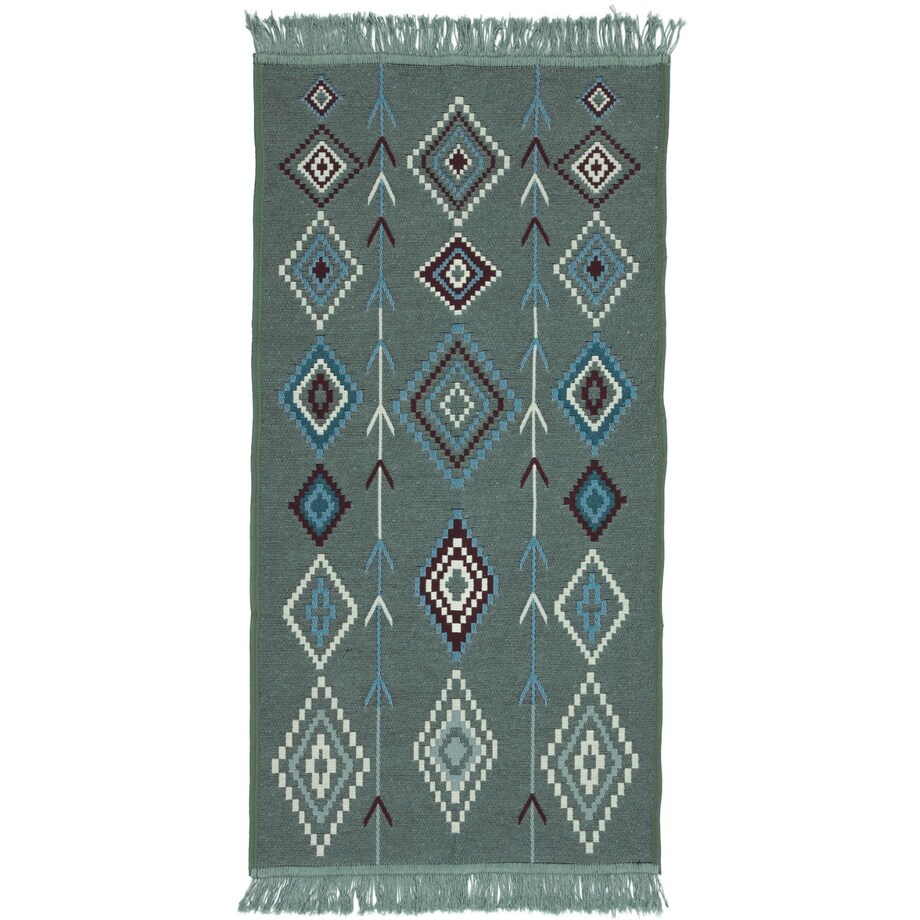 Dywan Kilim Nord 60x120 cm e-floor Aztecki miętowy