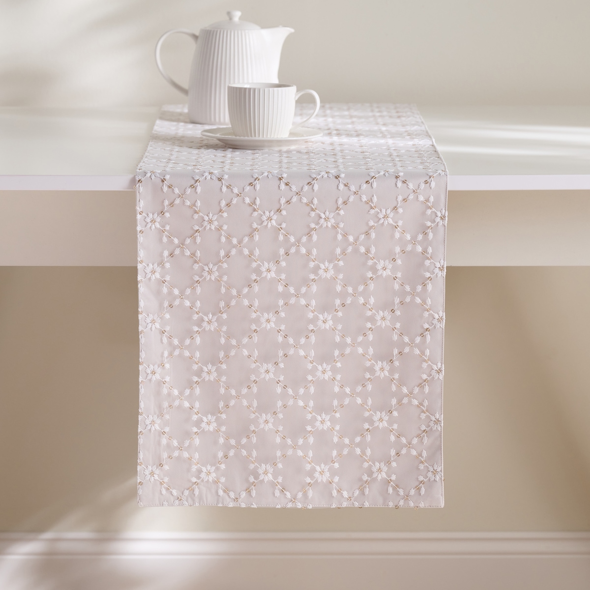 Bieżnik Haftowany Lysara 35x180 cm