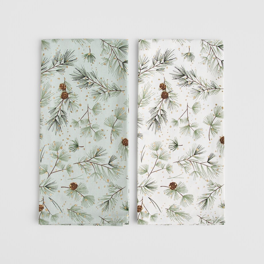 Komplet Ścierek Grineso 45x65 cm z motywem choinki