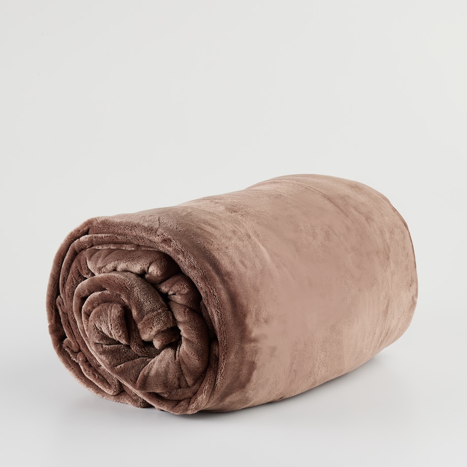 Jednokolorowy koc Floss 200x220 cm