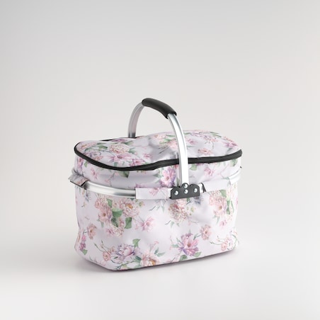 Kosz Zakupowy Tensianis 28x42 cm z motywem kwiatowym