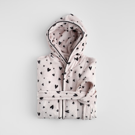 Szlafrok Malorina z motywem serc