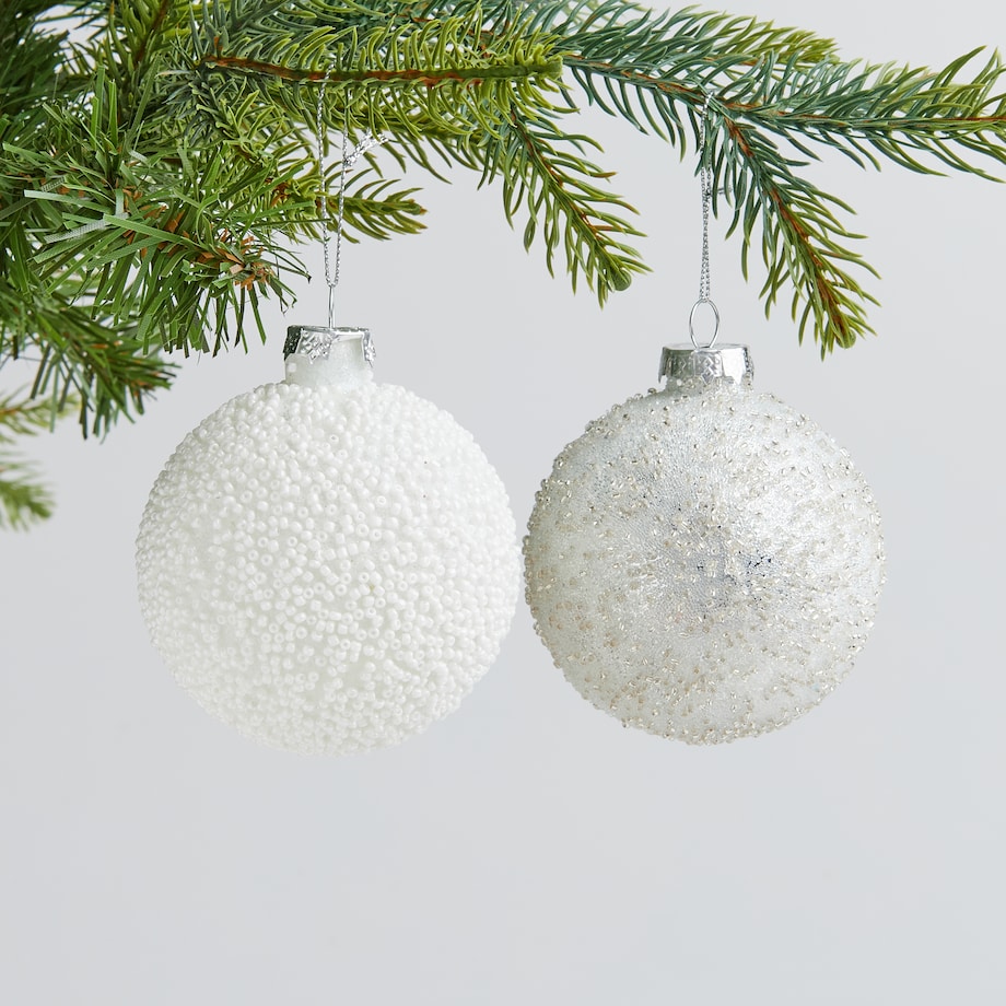 Komplet bombek szklanych Beades