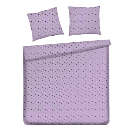 Pościel z bawełny satynowej Mallory 200x220 cm z motywem serc