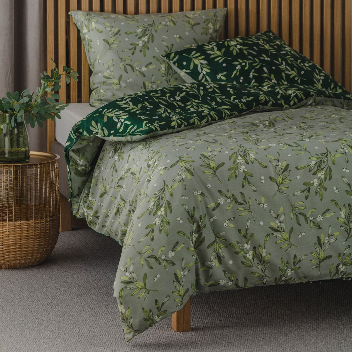 Pościel Satynowa Snowberry 200x220 cm