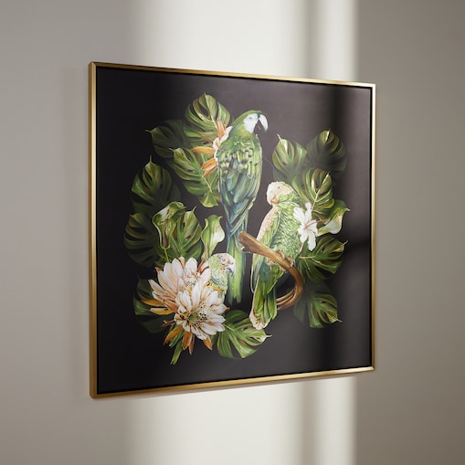 Ręcznie zdobiony braz w ramie Piroso