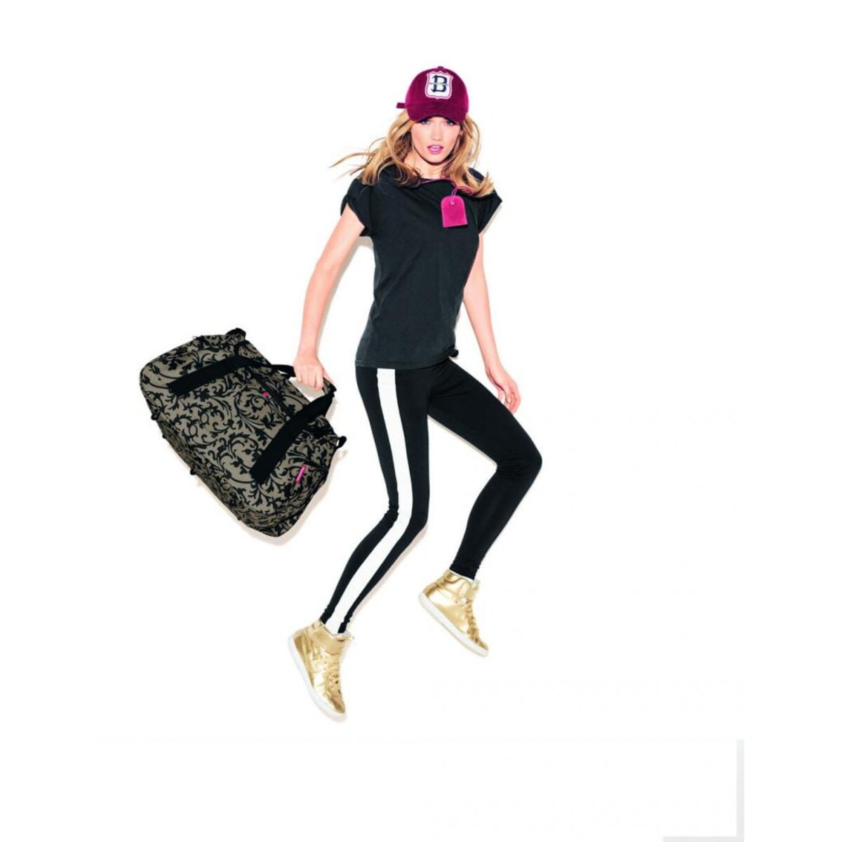 Torba sportowa activitybag baroque taupe - poliester, 35 l, 33x30x54 cm