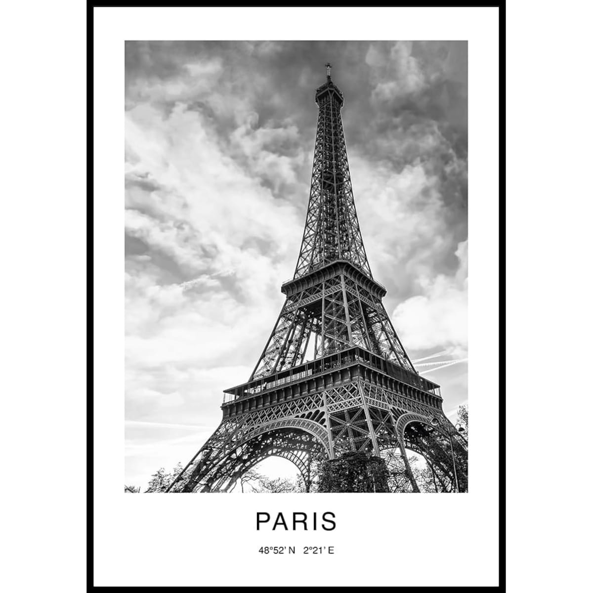plakat paris - paryż 21x30 cm
