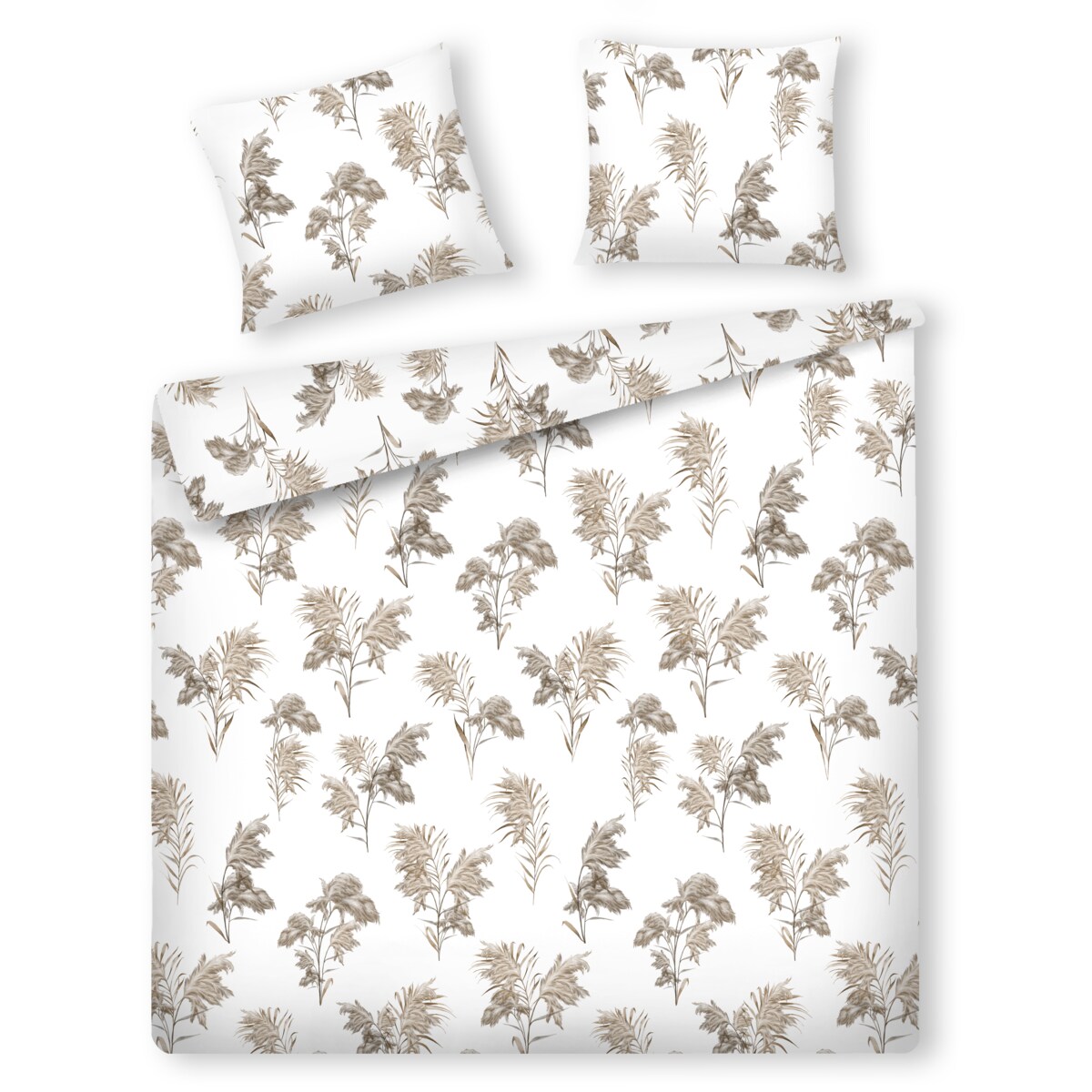 Pościel Bawełniana Parallo 200x220 cm z motywem roślinnym