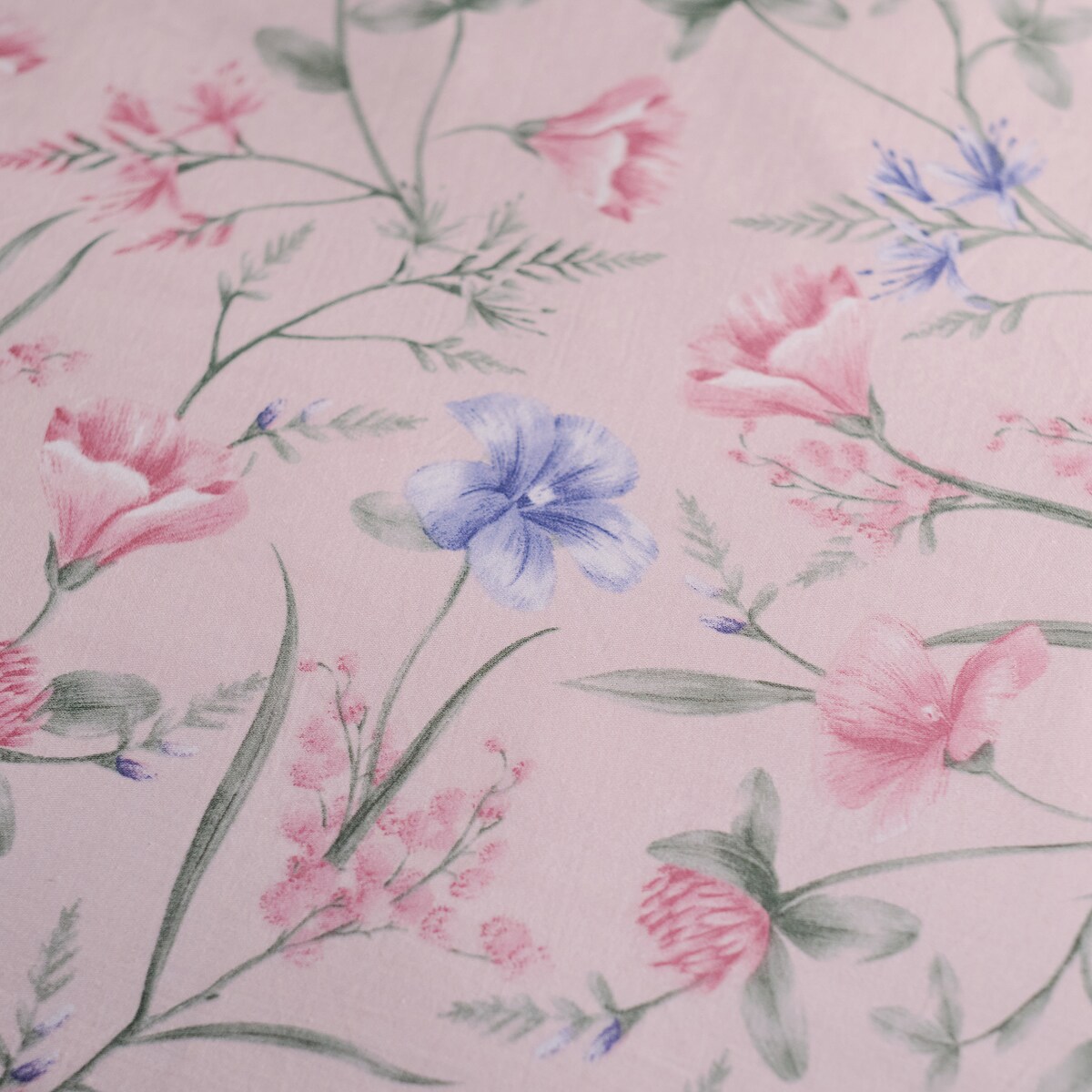 Pościel z bawełny satynowej Kiros 160x200 cm z motywem kwiatowym