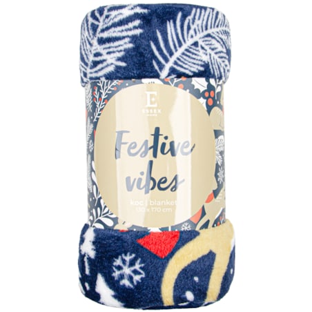 Drukowany koc Festive Vibes 130x170 cm