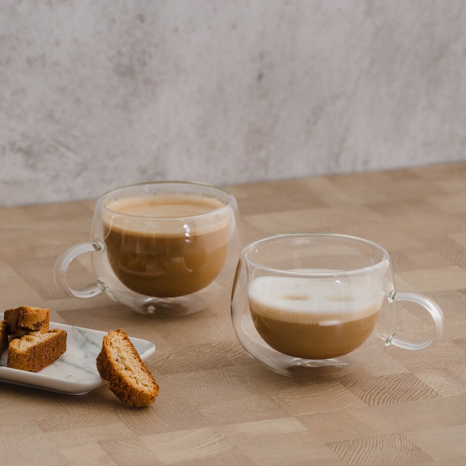 Komplet Szklanek Doppio 2 Cappuccino