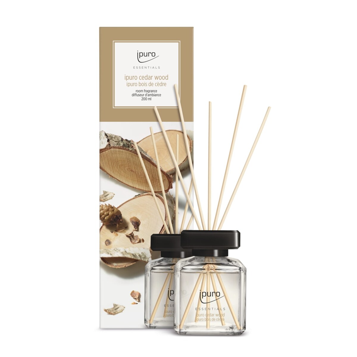 Dyfuzor zapachowy ipuro ESSENTIALS,Cedar Wood, 200 ml
