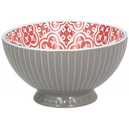 RELIEF MISKA SZARA 16 CM