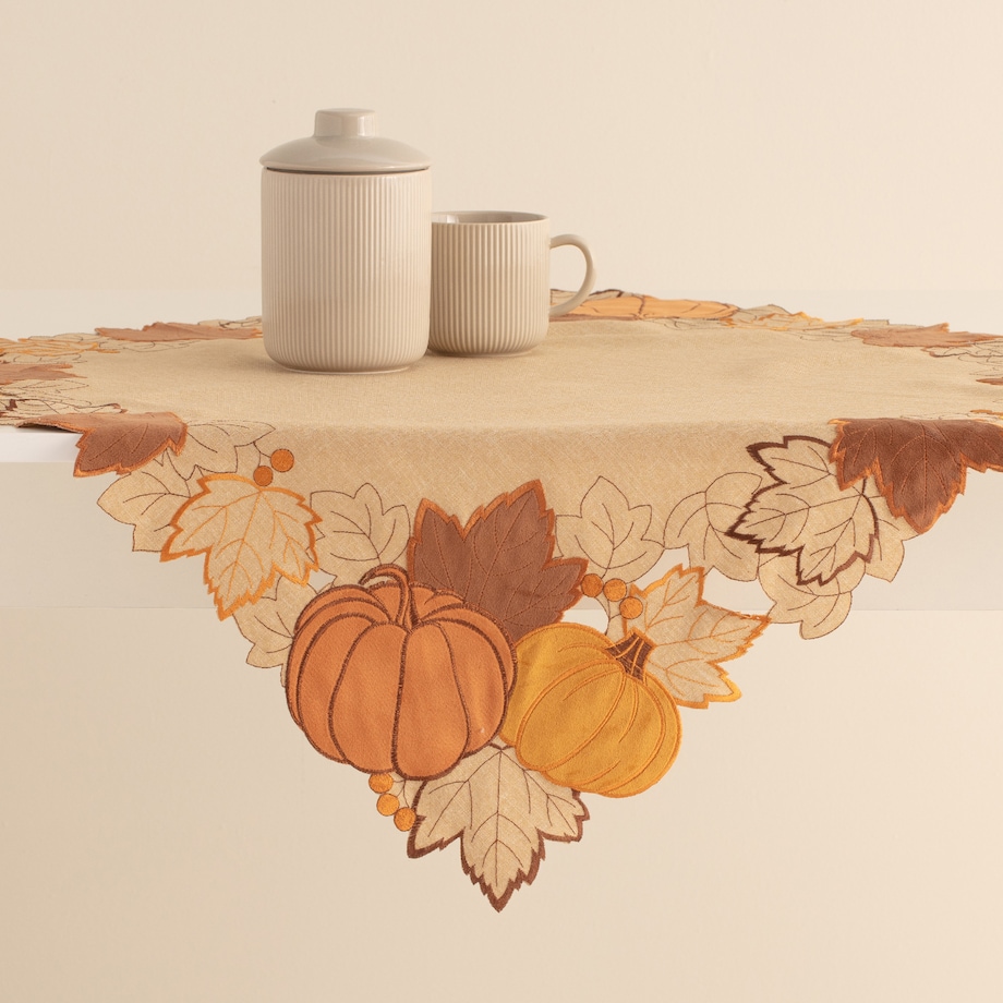 Serweta Pumpkin latte 80x80 cm z motywem dyni