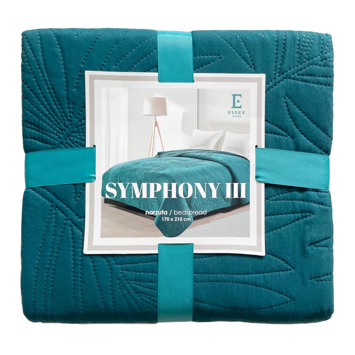 Jednokolorowa narzuta na łóżko Symphony III 170x210 cm