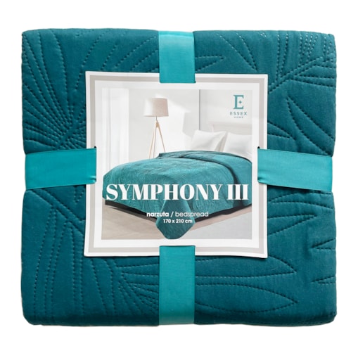 Jednokolorowa narzuta na łóżko Symphony III 170x210 cm