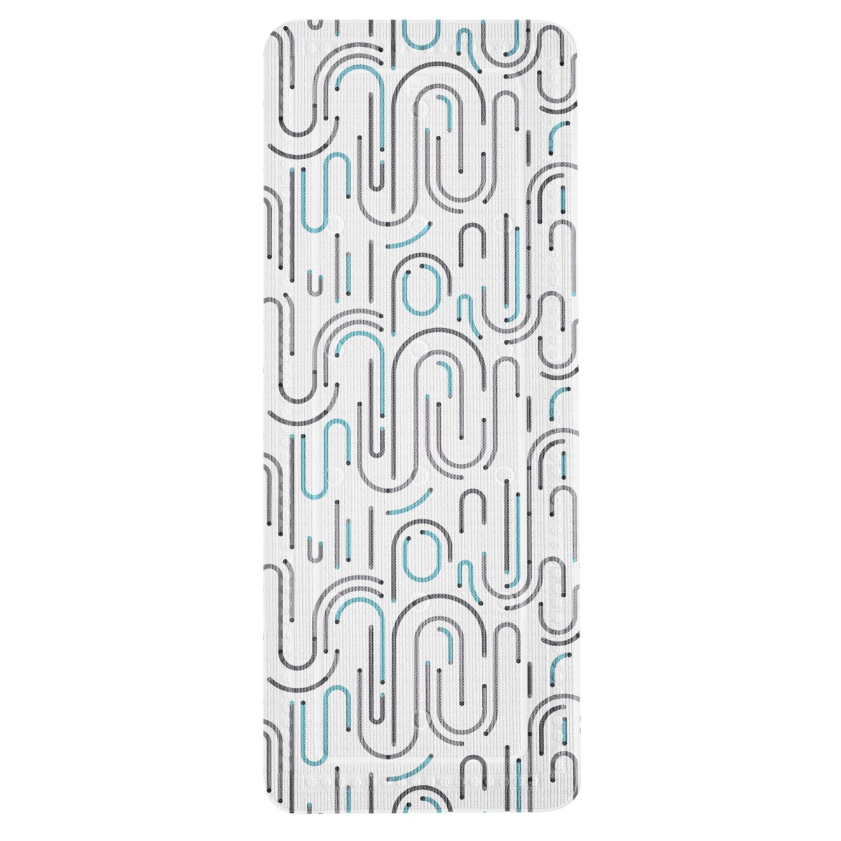 Kleine Wolke Vision Mata bezpieczeństwa do wanny 36x92 cm szary/niebieski PVC