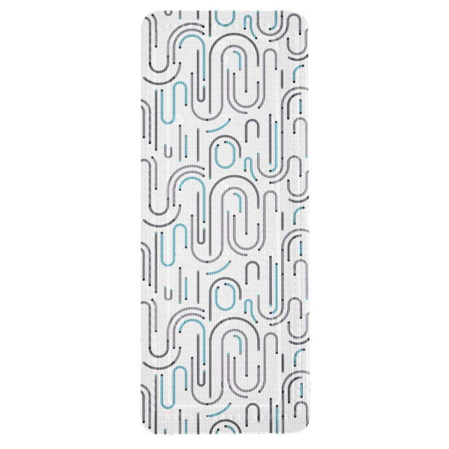 Kleine Wolke Vision Mata bezpieczeństwa do wanny 36x92 cm szary/niebieski PVC