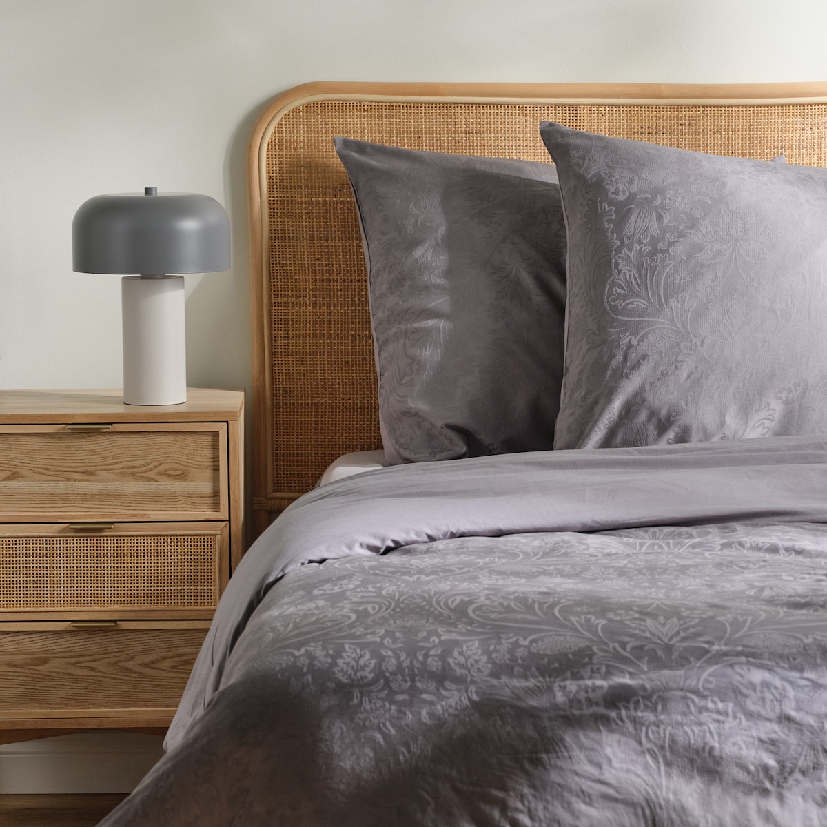 Pościel Z Bawełnianego Żakardu Diamir 160x200 cm z motywem arabeski